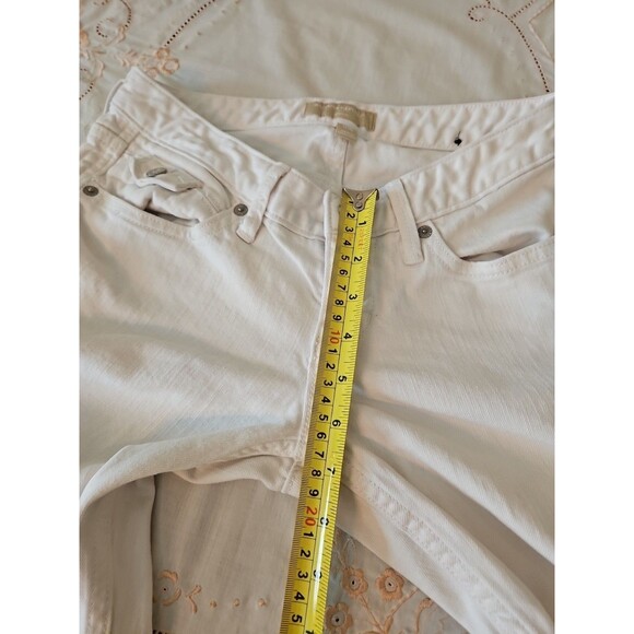 Banana Republic White Cropped Jeans Size 1 / 25 - Picture 5 of 14